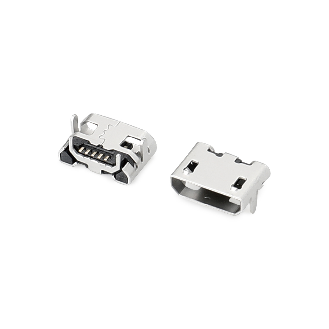 0082-MICRO USB 4.85牛角无柱平口